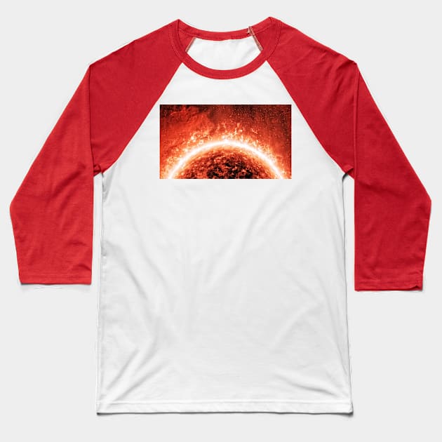 Solar 7 Baseball T-Shirt by happyantsstudio